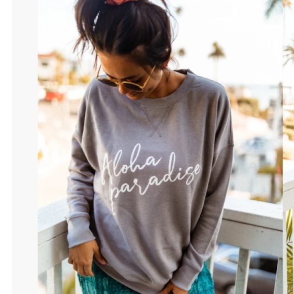 Aloha Reversible Pullover Sweater - Picture 2 of 9